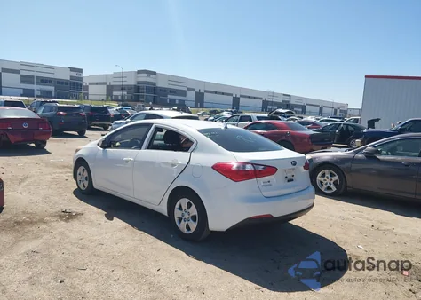 2016 Kia Forte Lx из США, поврежденный, VIN KNAFK4A60G5496670